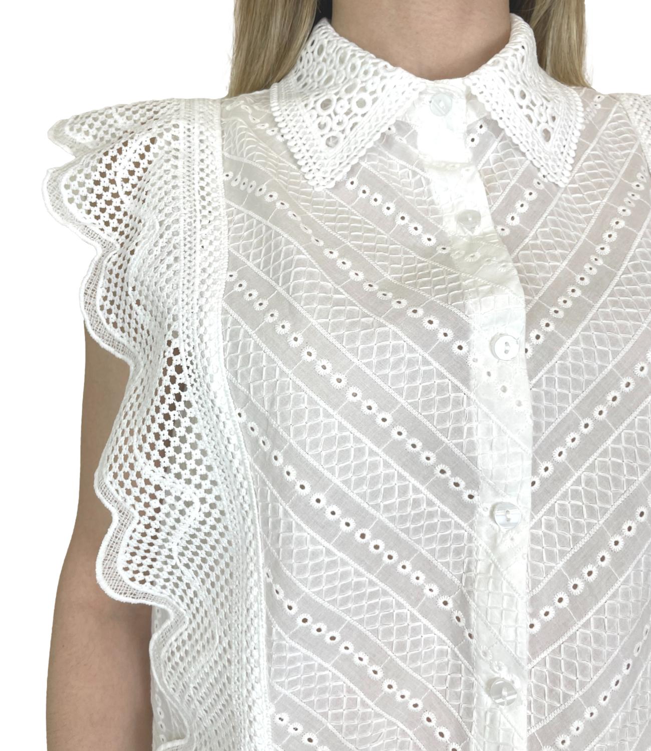 Kontatto Blusa Bianco da Donna