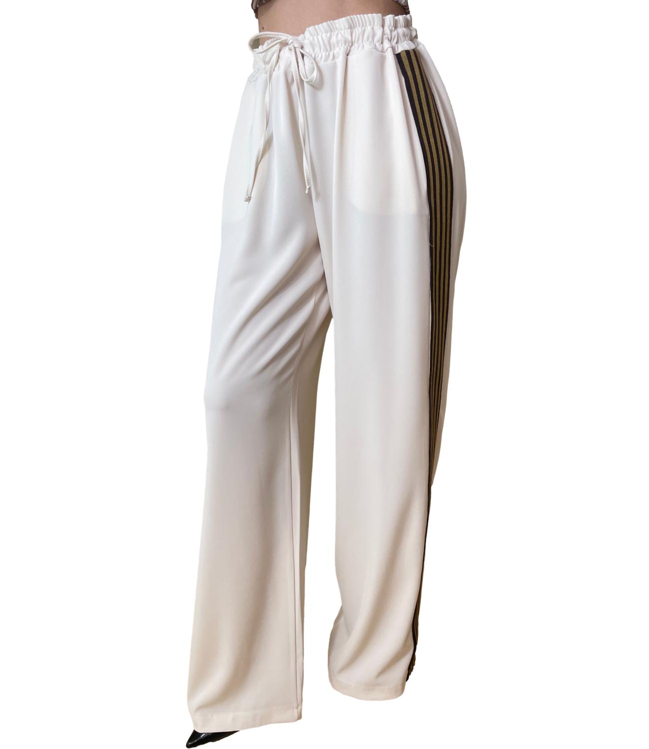 Kontatto Pantalone Crema da Donna