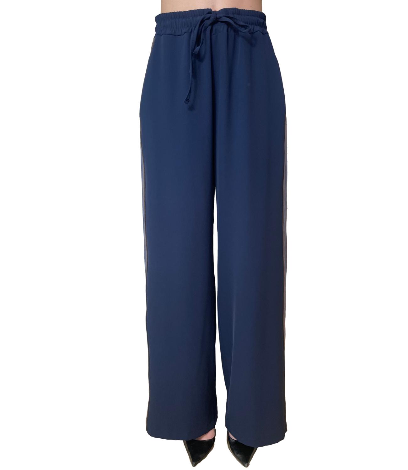 Kontatto Pantalone Blu da Donna