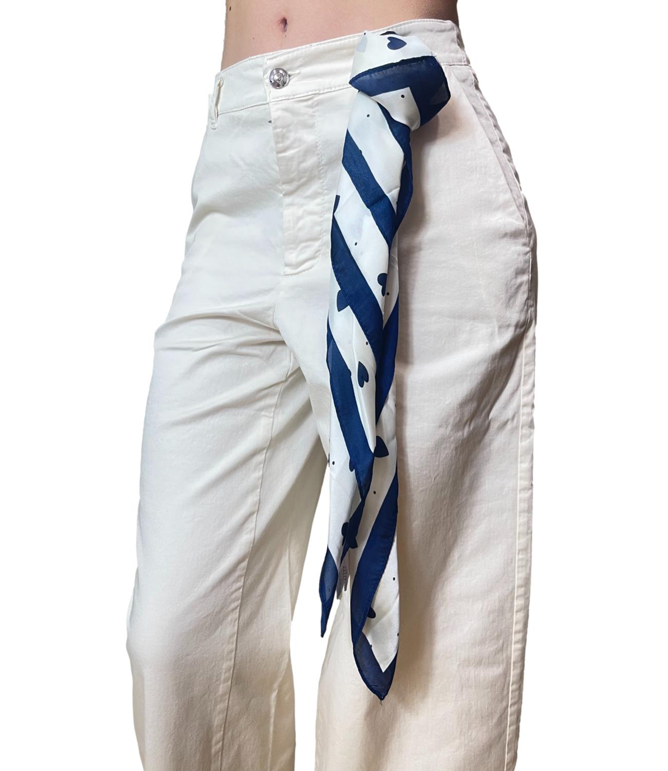 Kontatto Pantalone Avorio da Donna