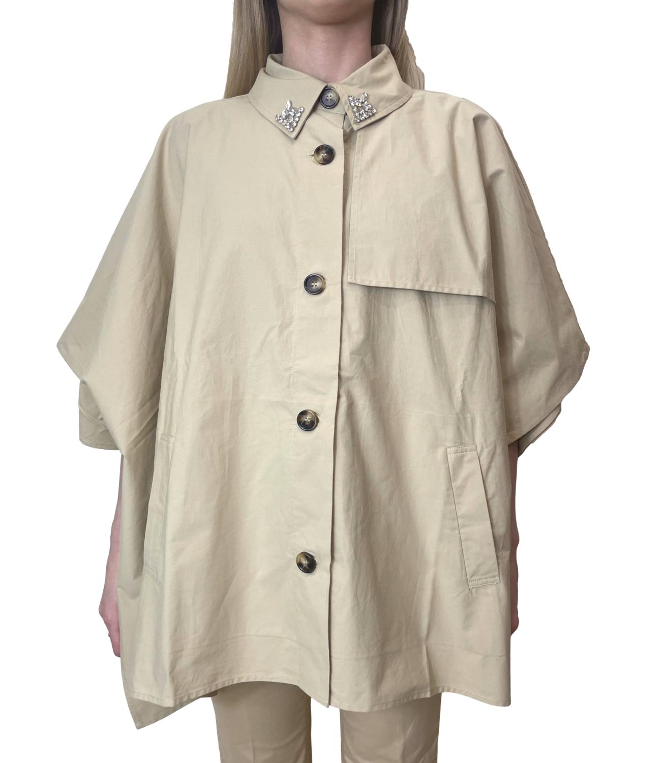 Liu Jo Poncho Sabbia Donna