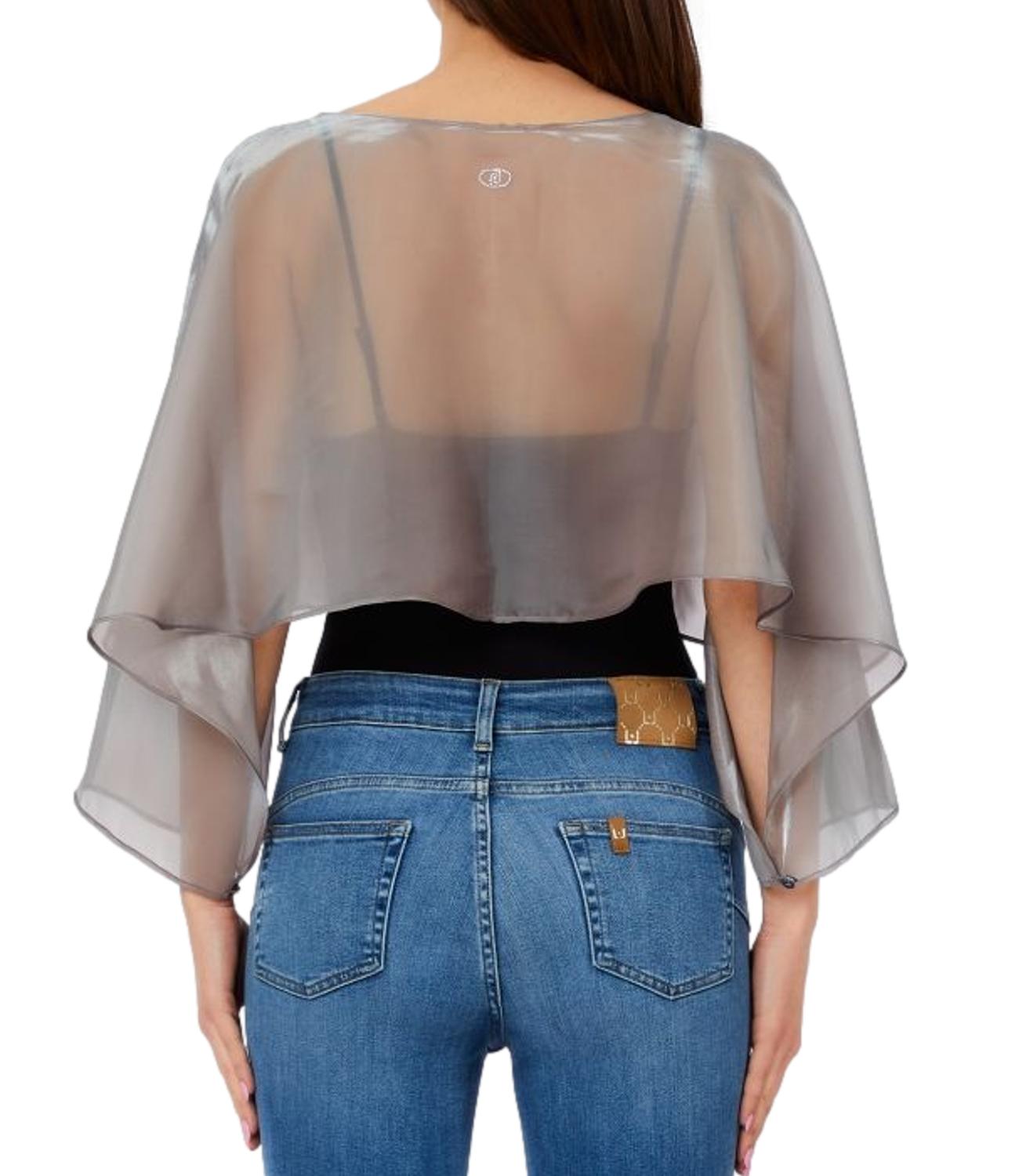 Liu Jo Poncho Acciaio Donna