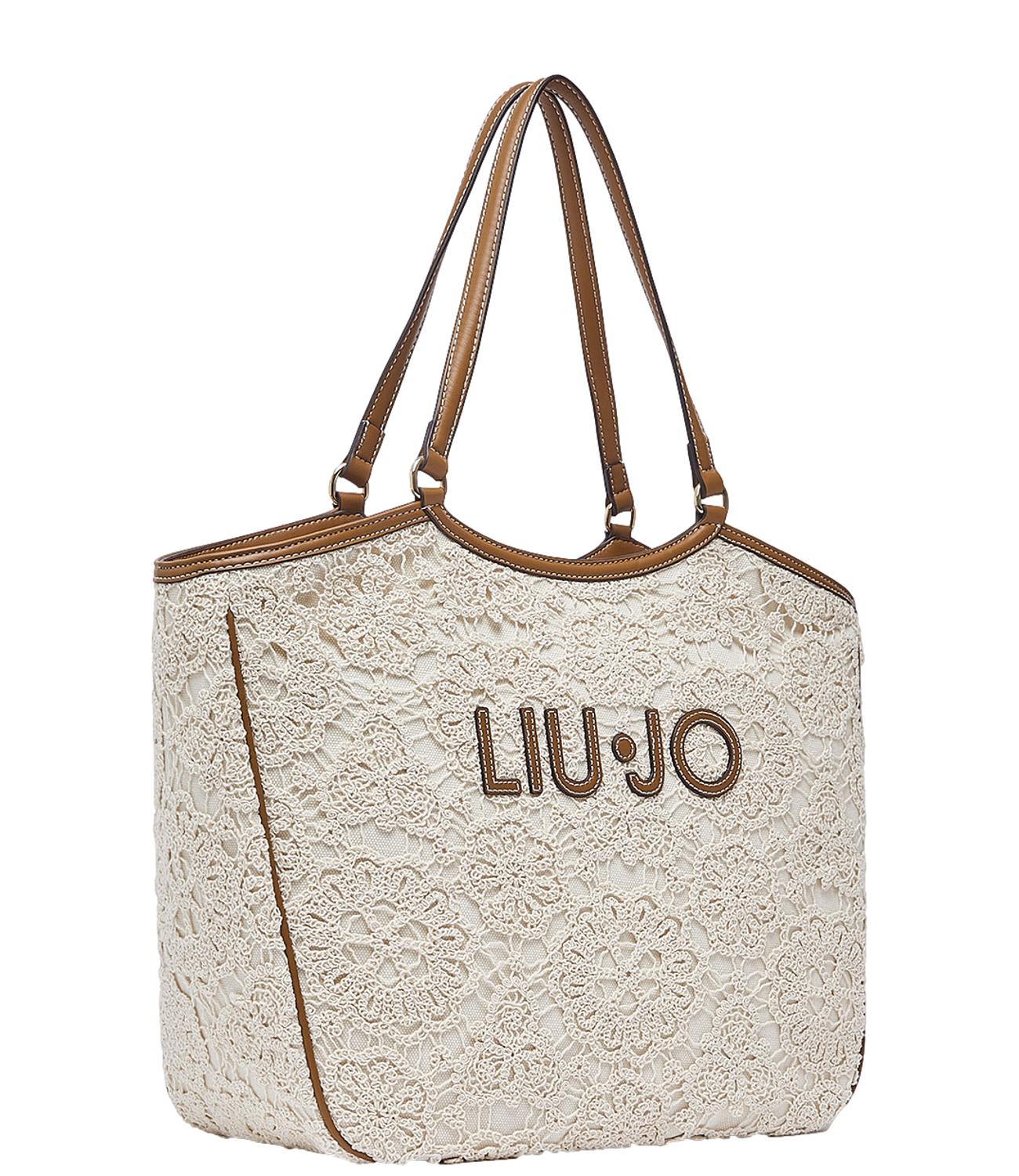 Liu Jo Borsa Pizzo Crema Donna