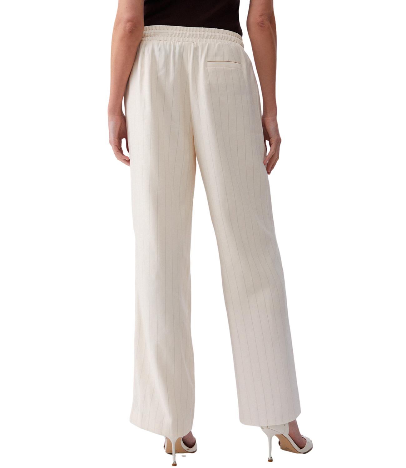Liu jo Pantalone Cremino Stripe da Donna