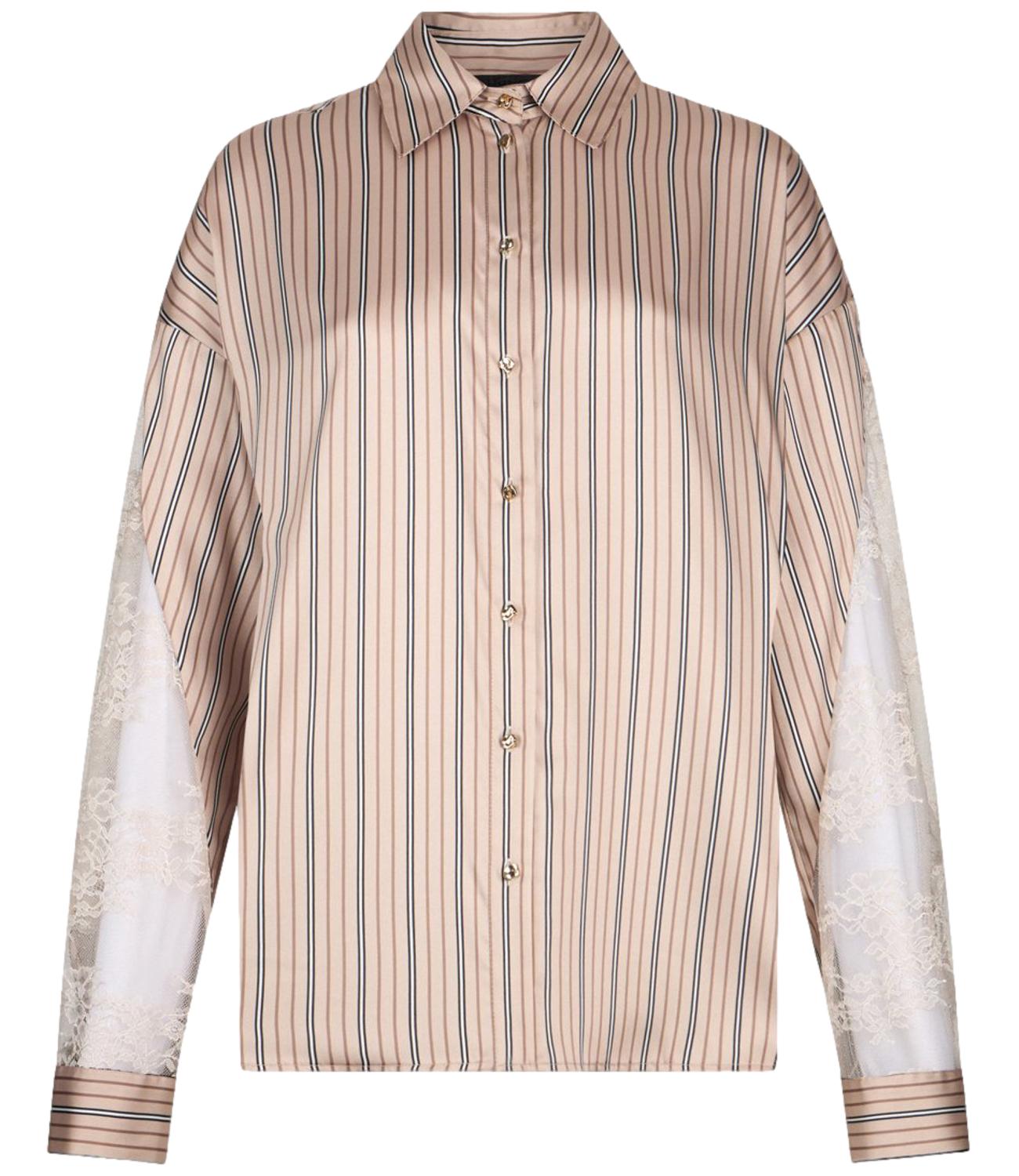 Liu jo Blusa Marrone Mix Stripe da Donna