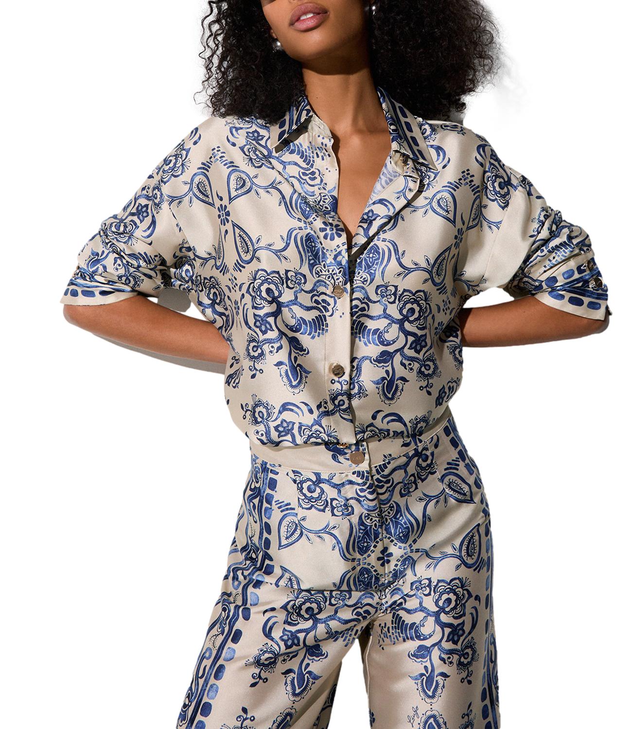 Liu jo Blusa St.foulard Araldic B da Donna