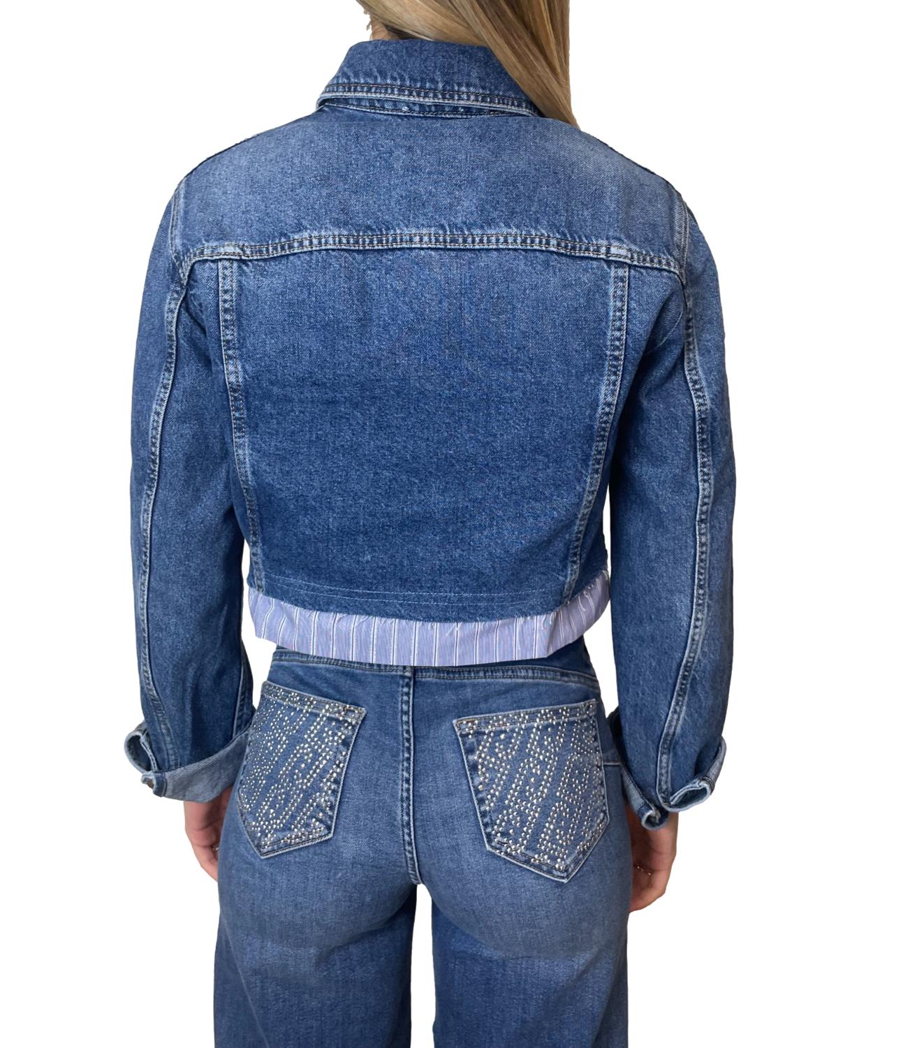Liu jo Giacca Den.blue Dk.stripes da Donna