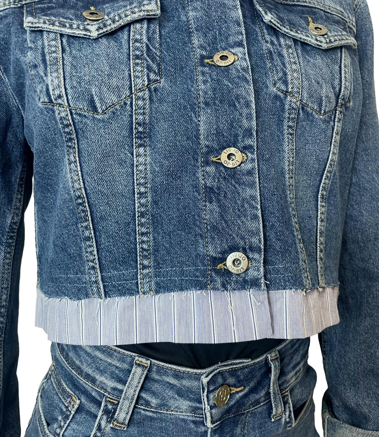 Liu jo Giacca Den.blue Dk.stripes da Donna