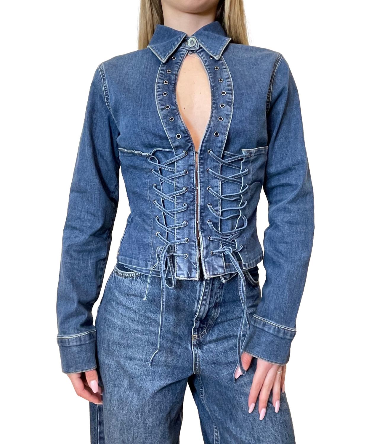 Liu Jo Blusa Denim Blu Donna