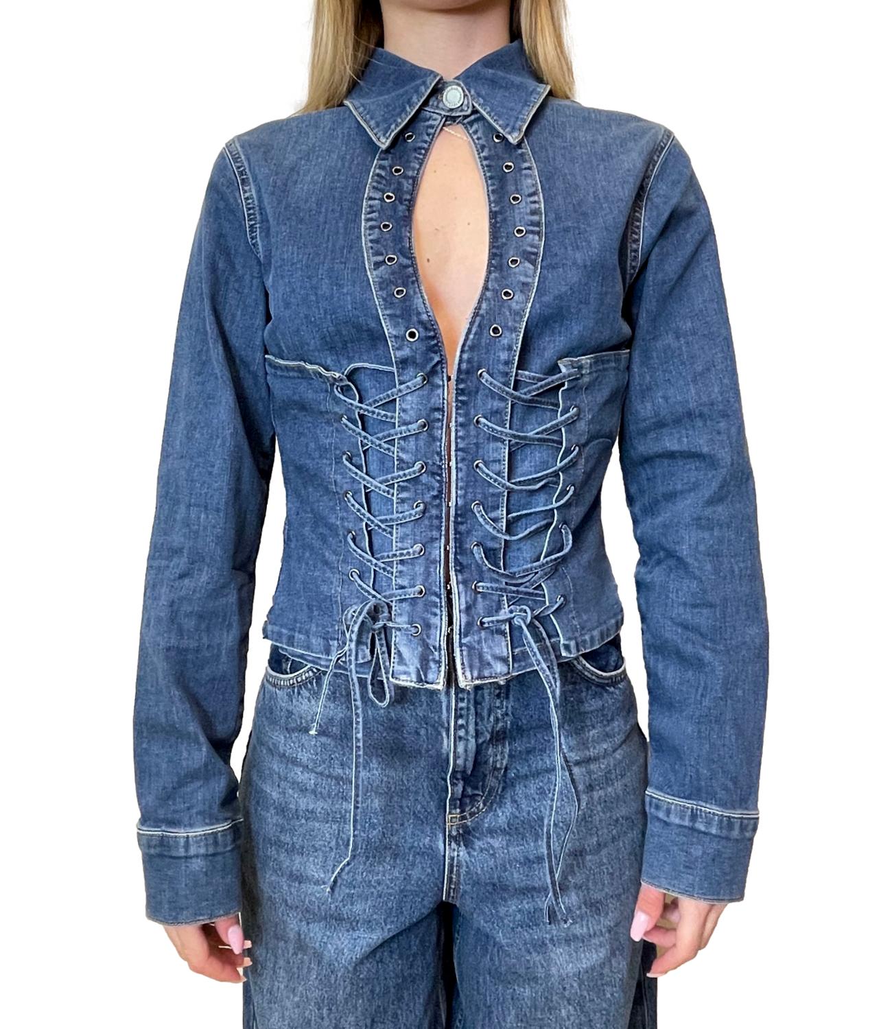 Liu Jo Blusa Denim Blu Donna