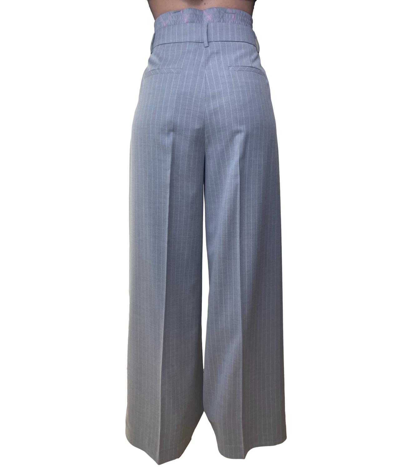 Liu Jo Pantalone Pesca/Grigio Gessato Donna