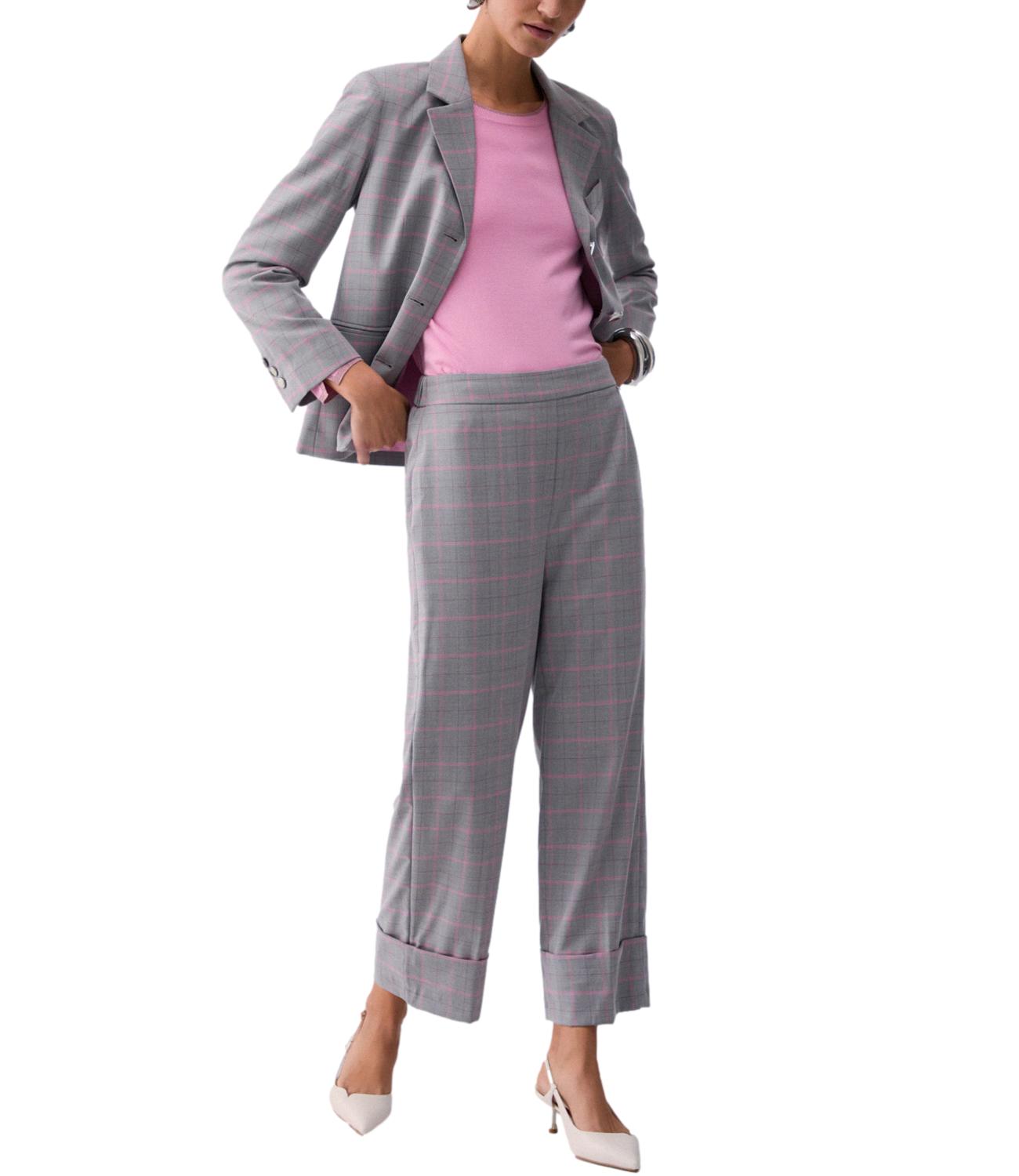 Liu jo Pantalone Check/peaches da Donna