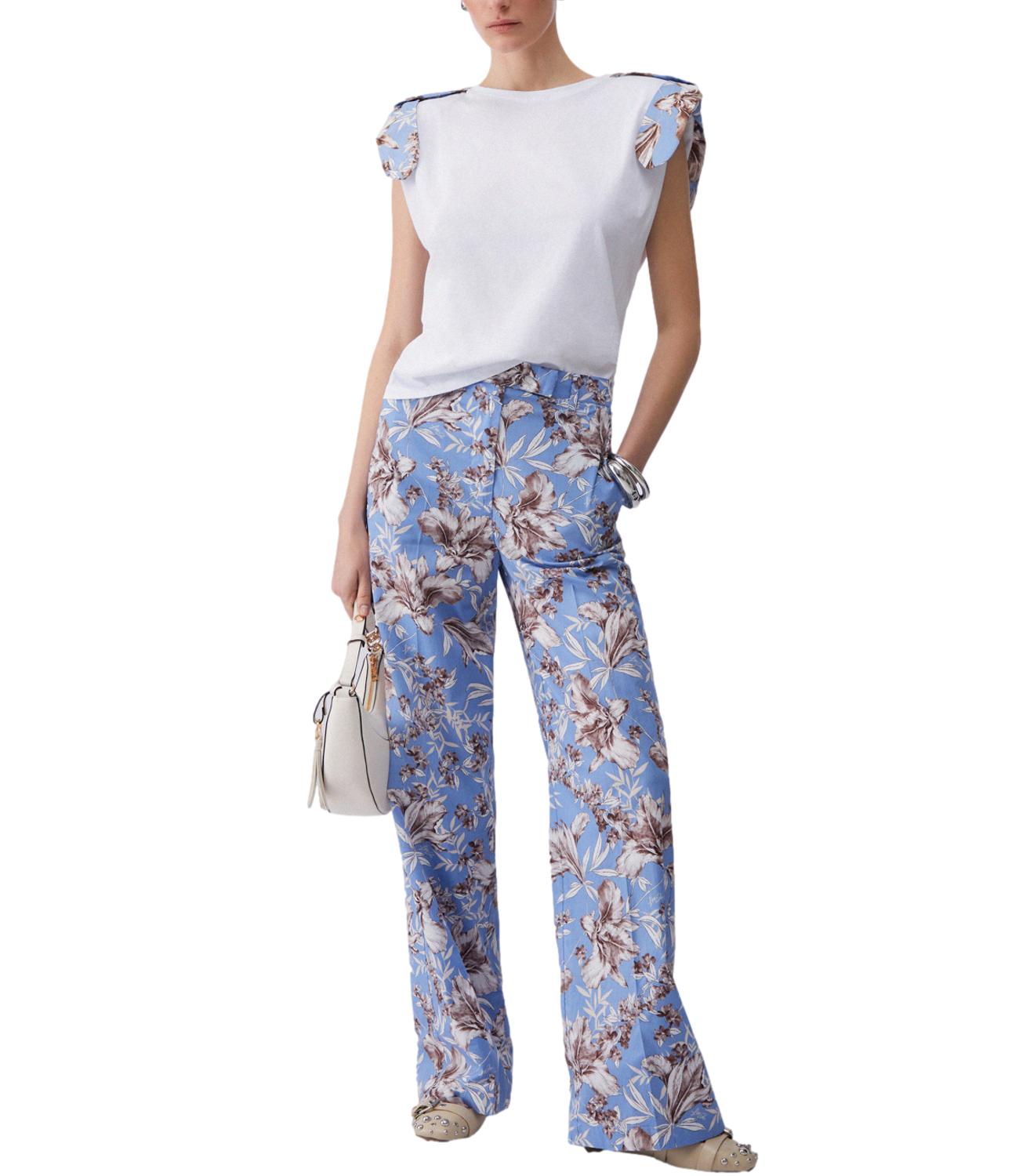 Liu Jo T-shirt Bianco/Wave Lily Donna