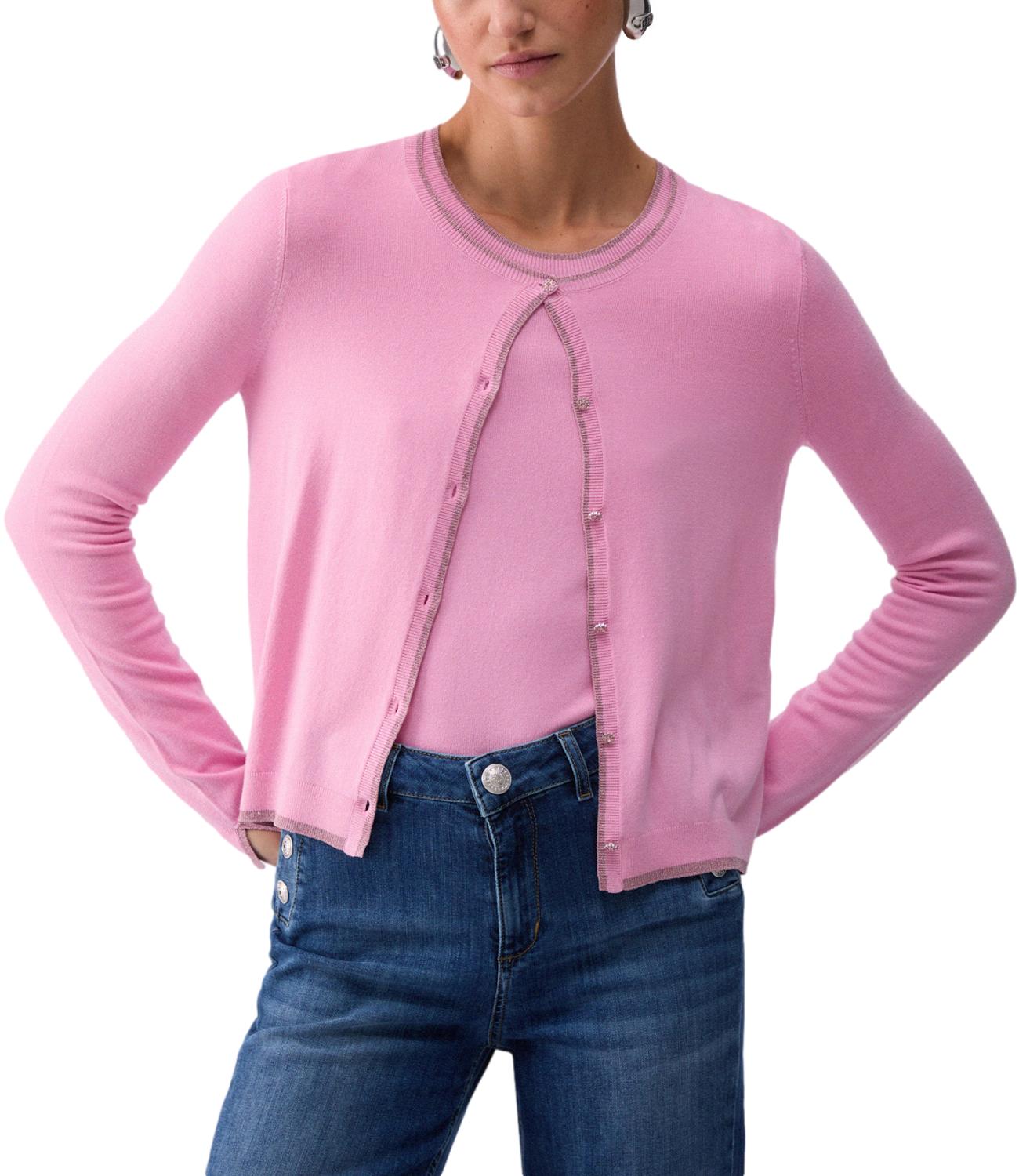 Liu Jo Maglia Cardigan Pesca Donna