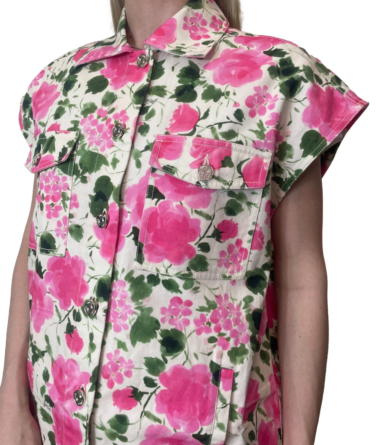 Liu Jo Gilet Naive Roses Donna