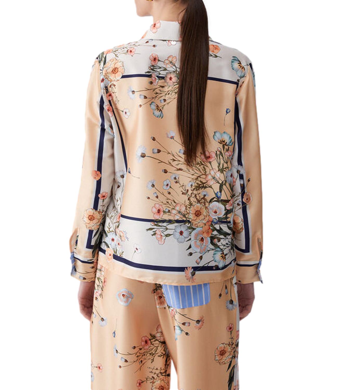 Liu jo Blusa Blu Str/bloom.small da Donna