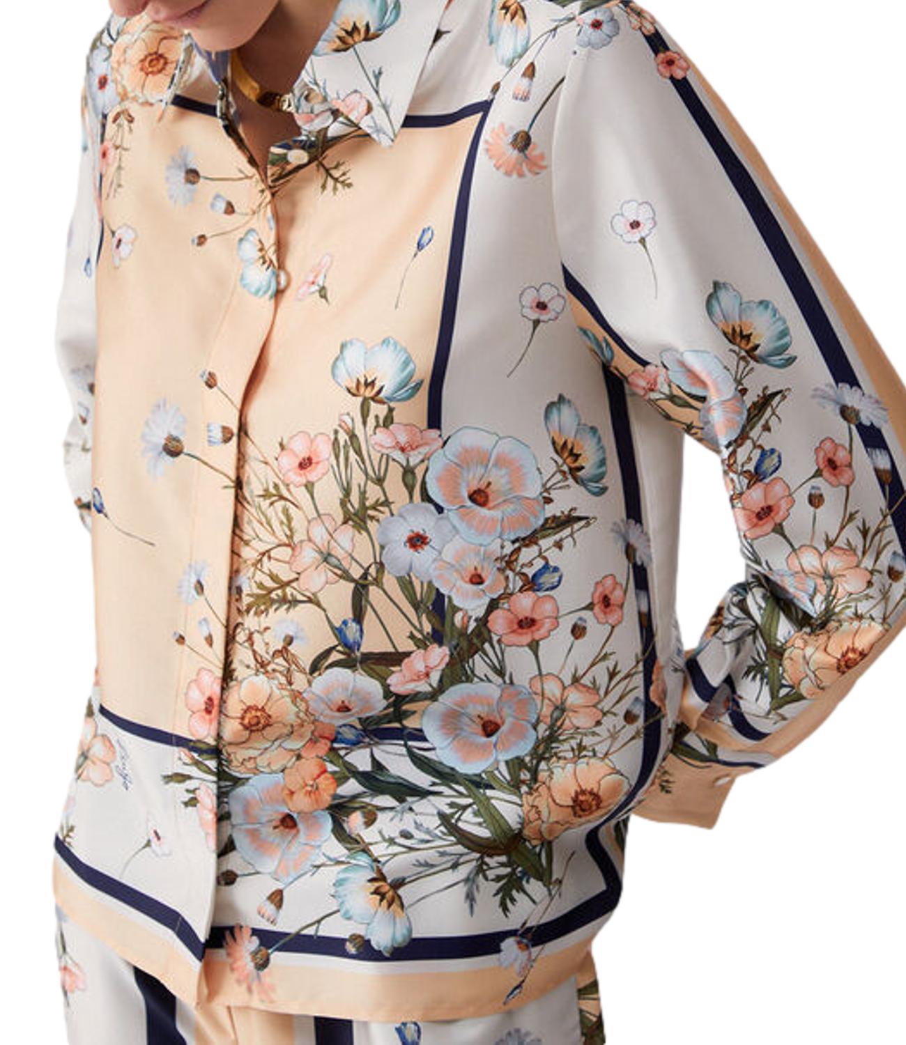 Liu jo Blusa Blu Str/bloom.small da Donna