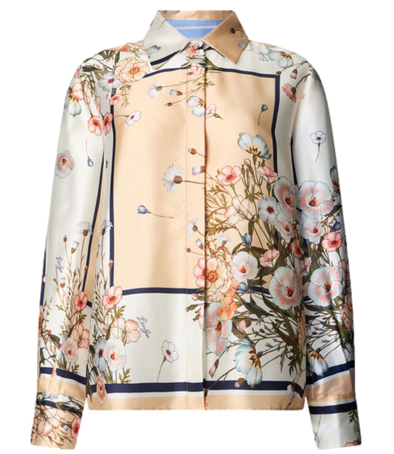 Liu jo Blusa Blu Str/bloom.small da Donna
