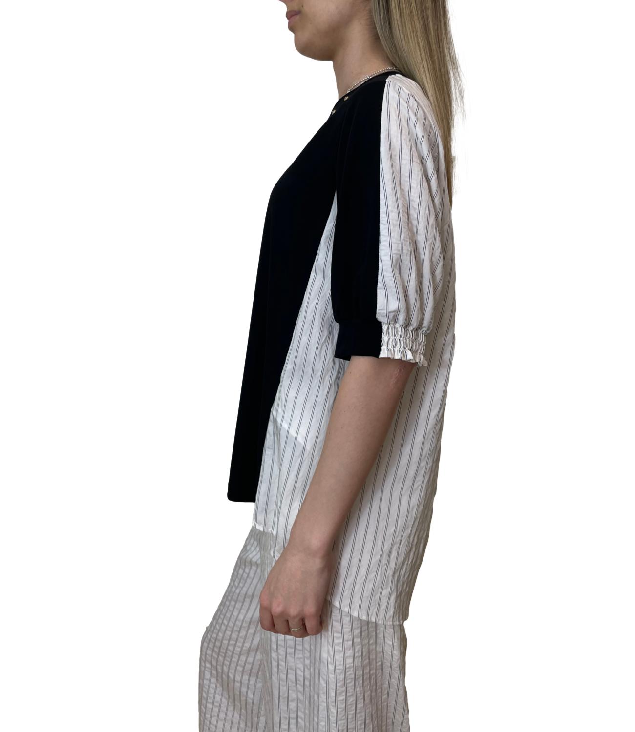 Liu Jo T-shirt Nero/Bianco Donna