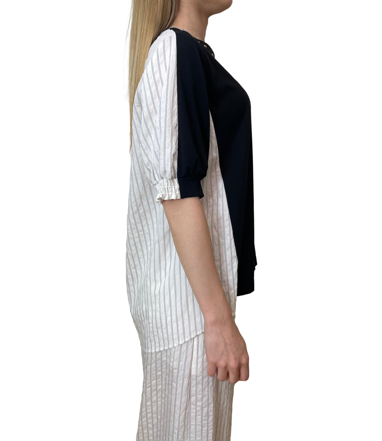 Liu Jo T-shirt Nero/Bianco Donna