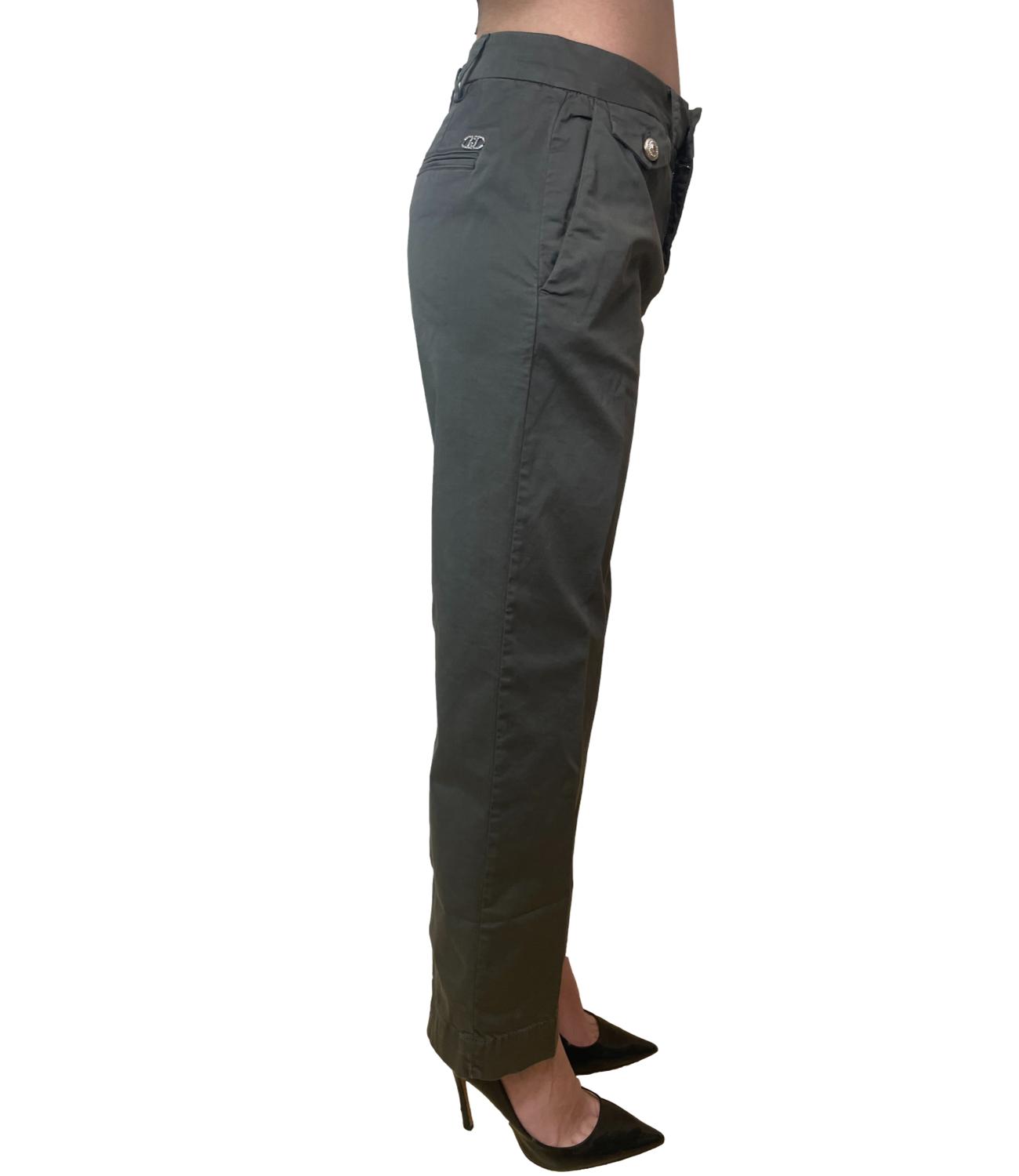 Liu Jo Pantalone Dark Olive Donna