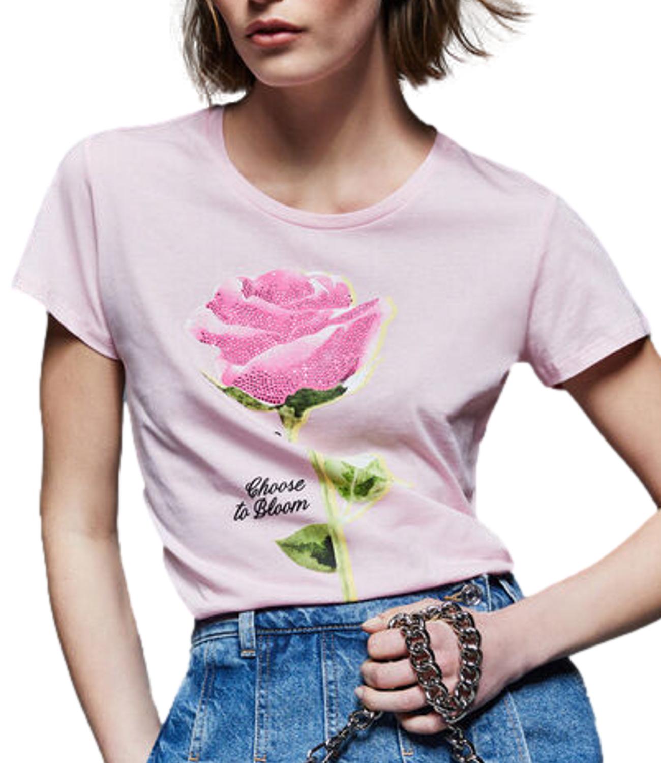 Liu Jo T-Shirt rosa donna