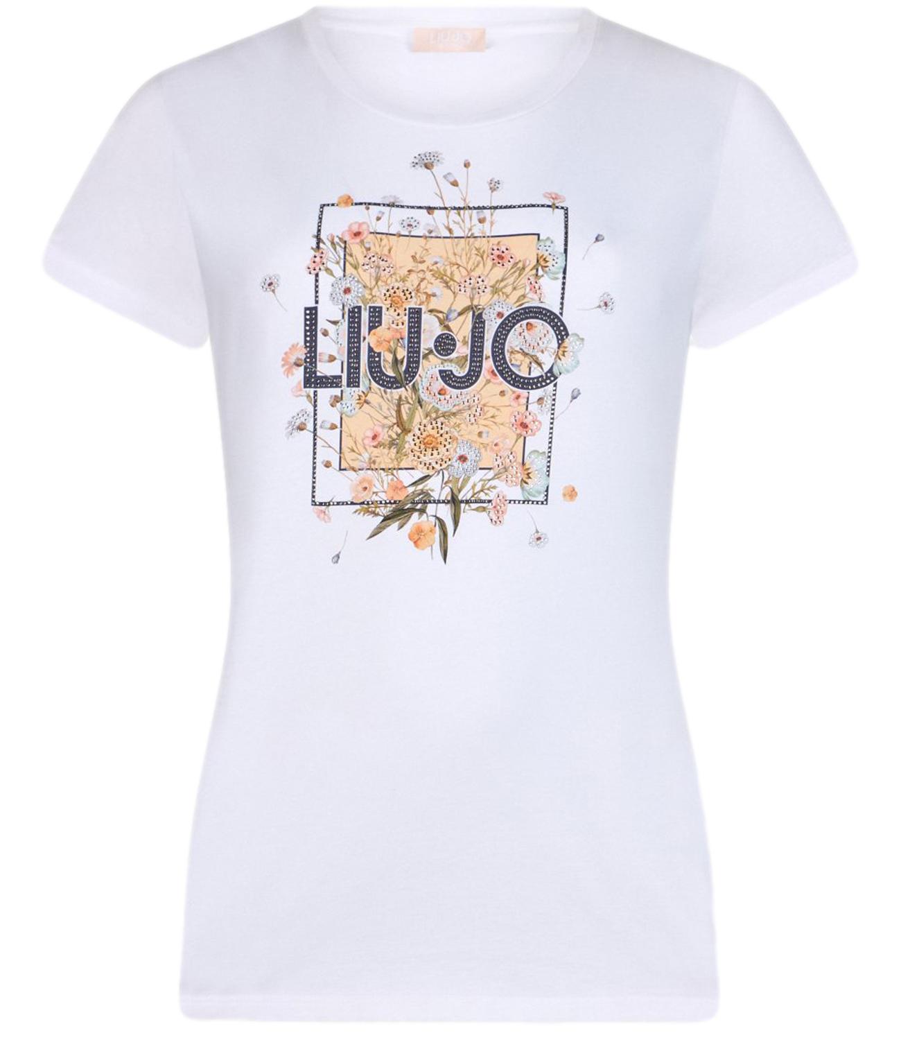 Liu Jo T-shirt Bianco Foulard Donna