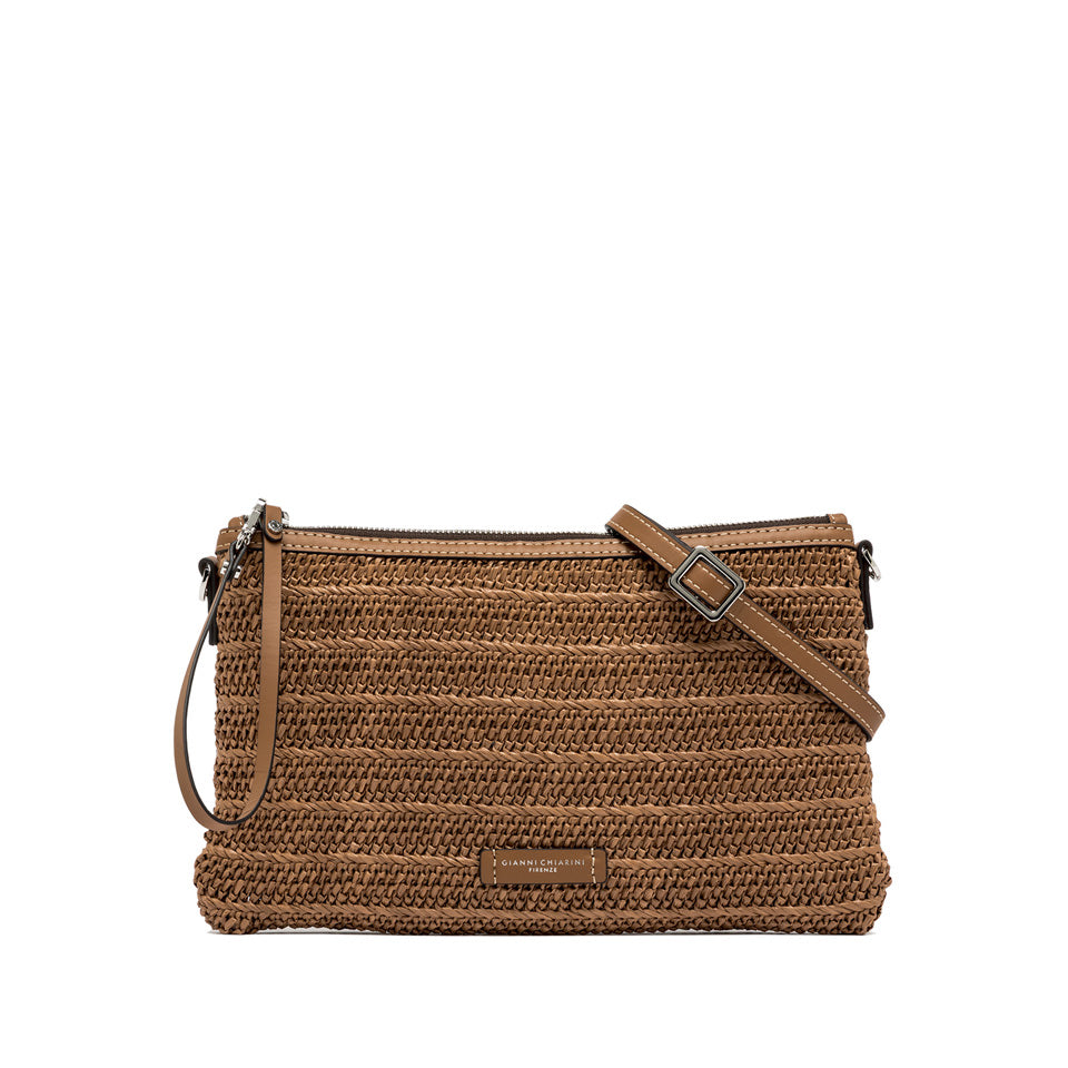 MARCELLA by GIANNI CHIARINI borsa clutch caramello donna