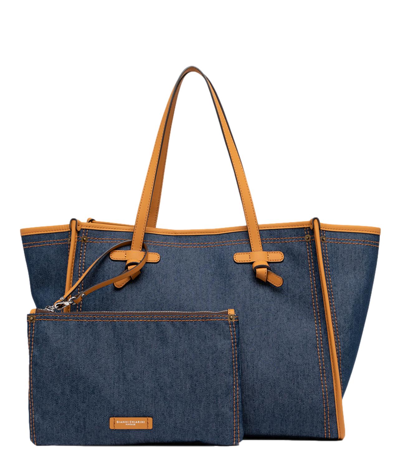 MARCELLA by GIANNI CHIARINI borsa blue/mou donna