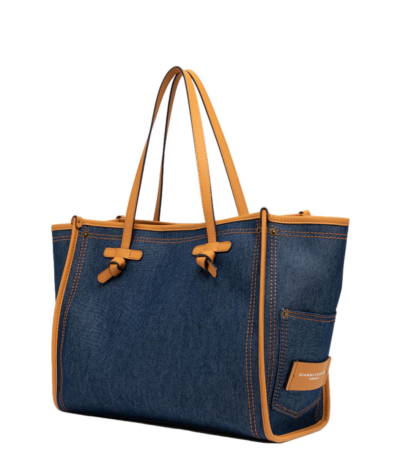 MARCELLA by GIANNI CHIARINI borsa blue/mou donna