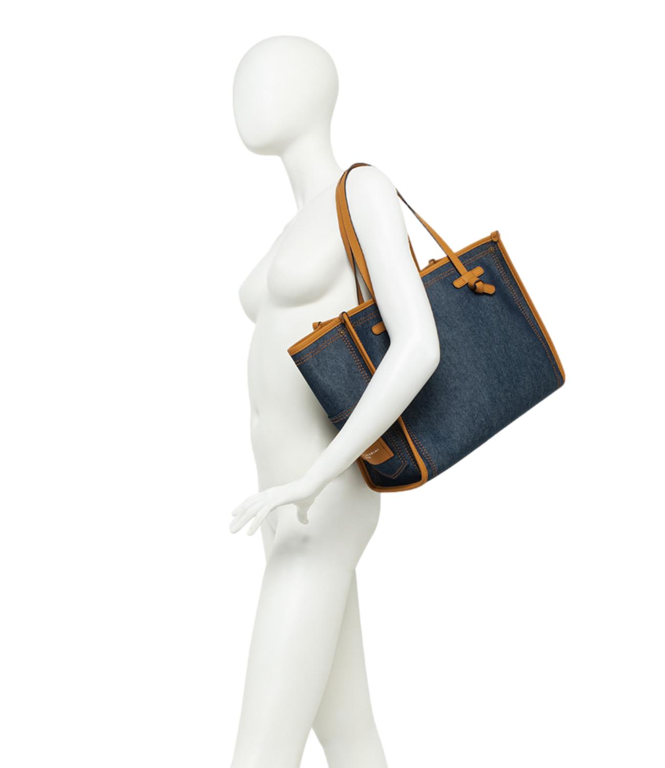 MARCELLA by GIANNI CHIARINI borsa blue/mou donna