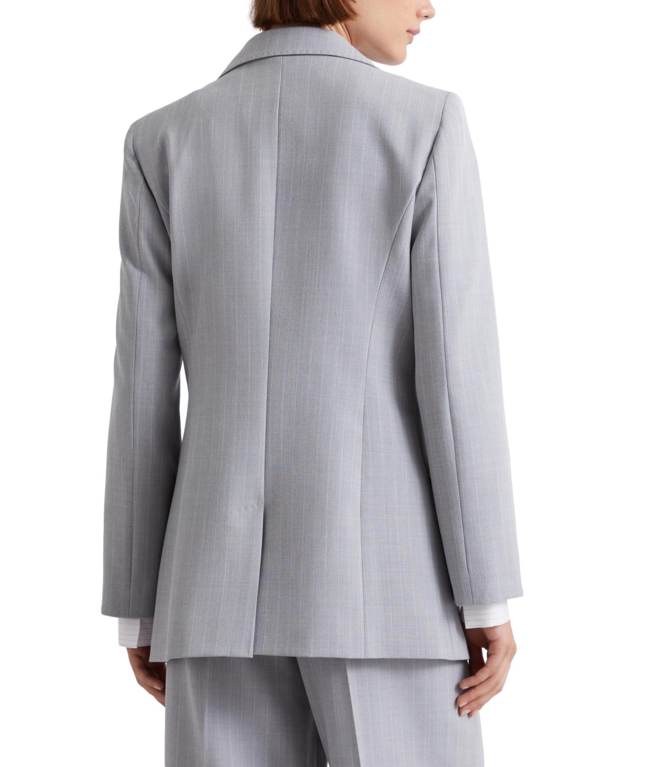 Marella Giacca Grigio Chiaro Melange da Donna