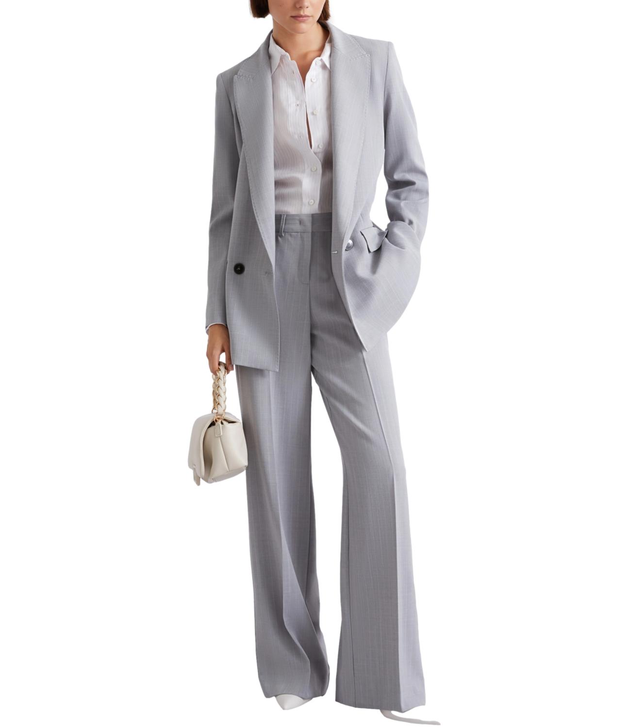 Marella Giacca Grigio Chiaro Melange da Donna
