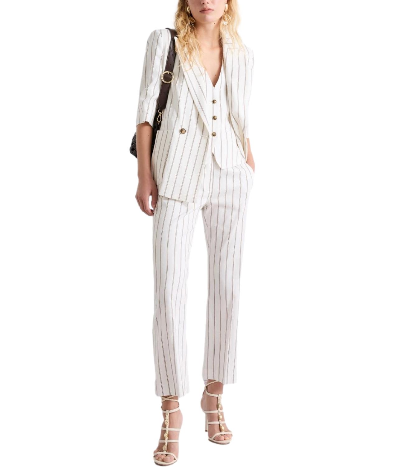 Marella Pantalone Mllfebo Bianco Donna