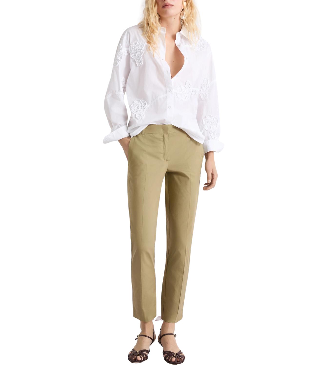 Marella Pantalone Mllgettone Kaki Donna