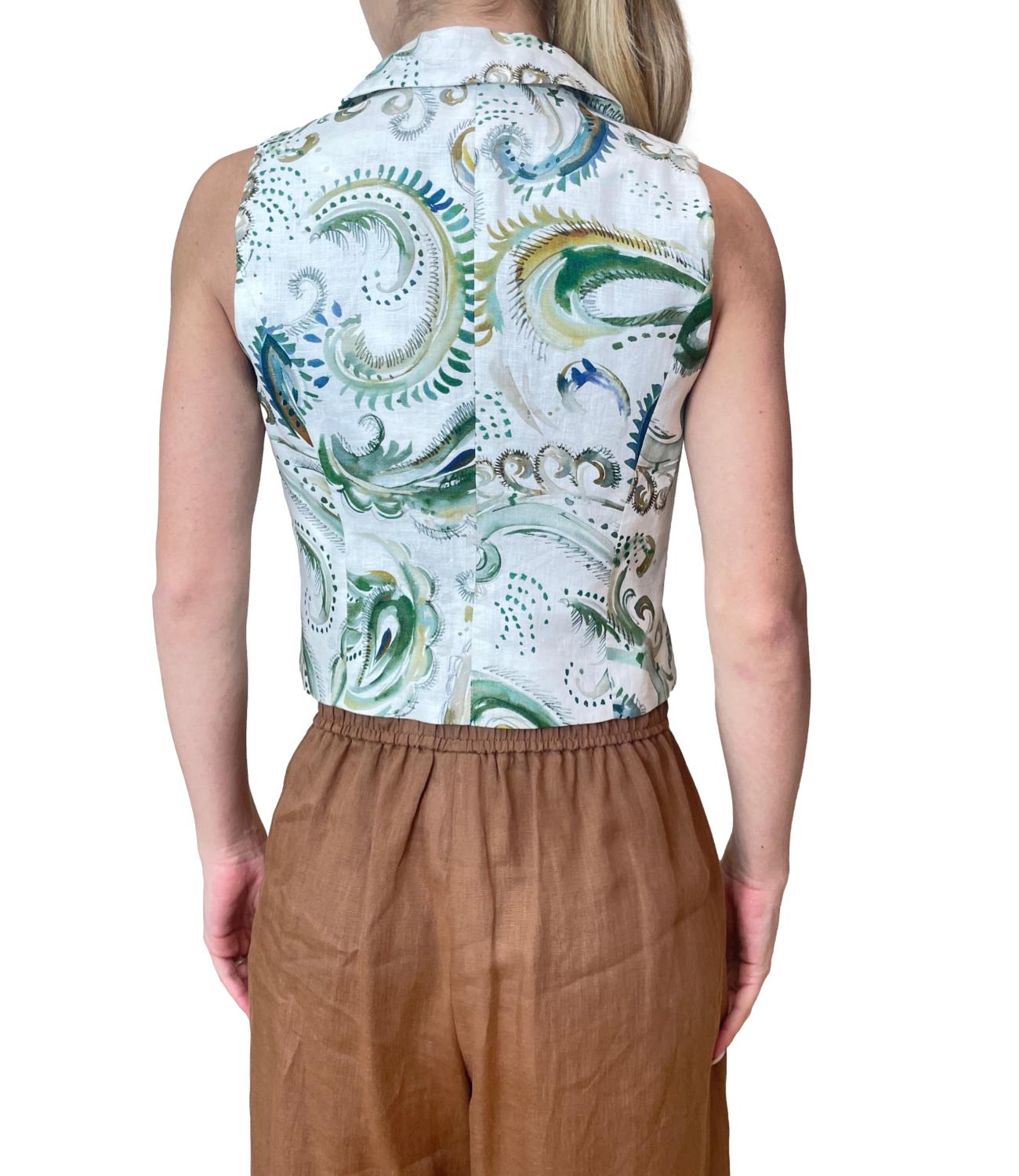 Marella Gilet Bianco Ottico da Donna