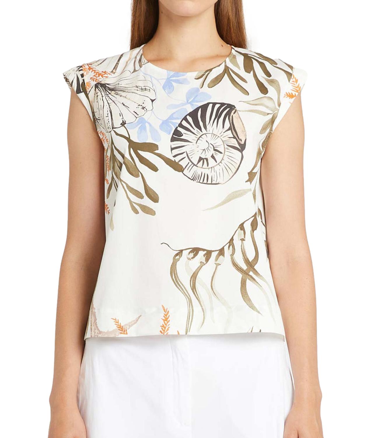Marella Top Bianco Ottico da Donna