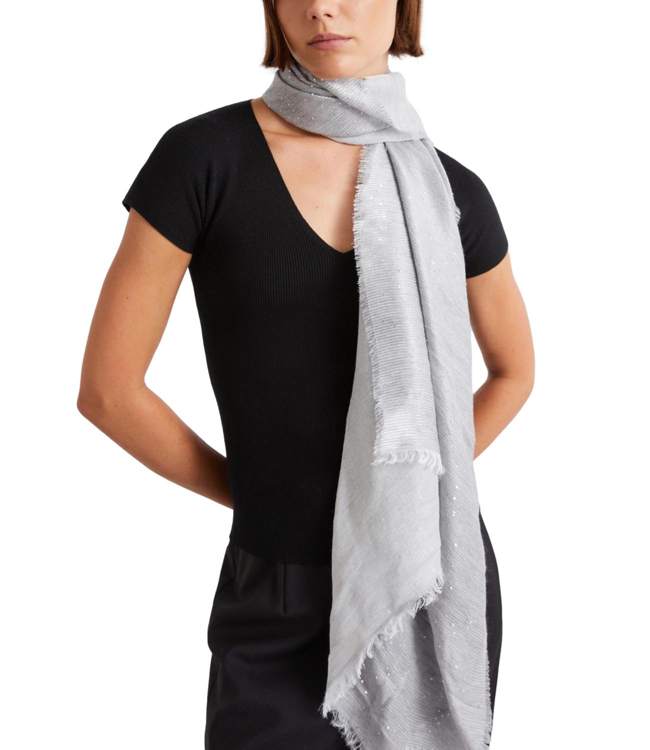Marella Accessori Stola Mlaemblema Grigio Perla Donna