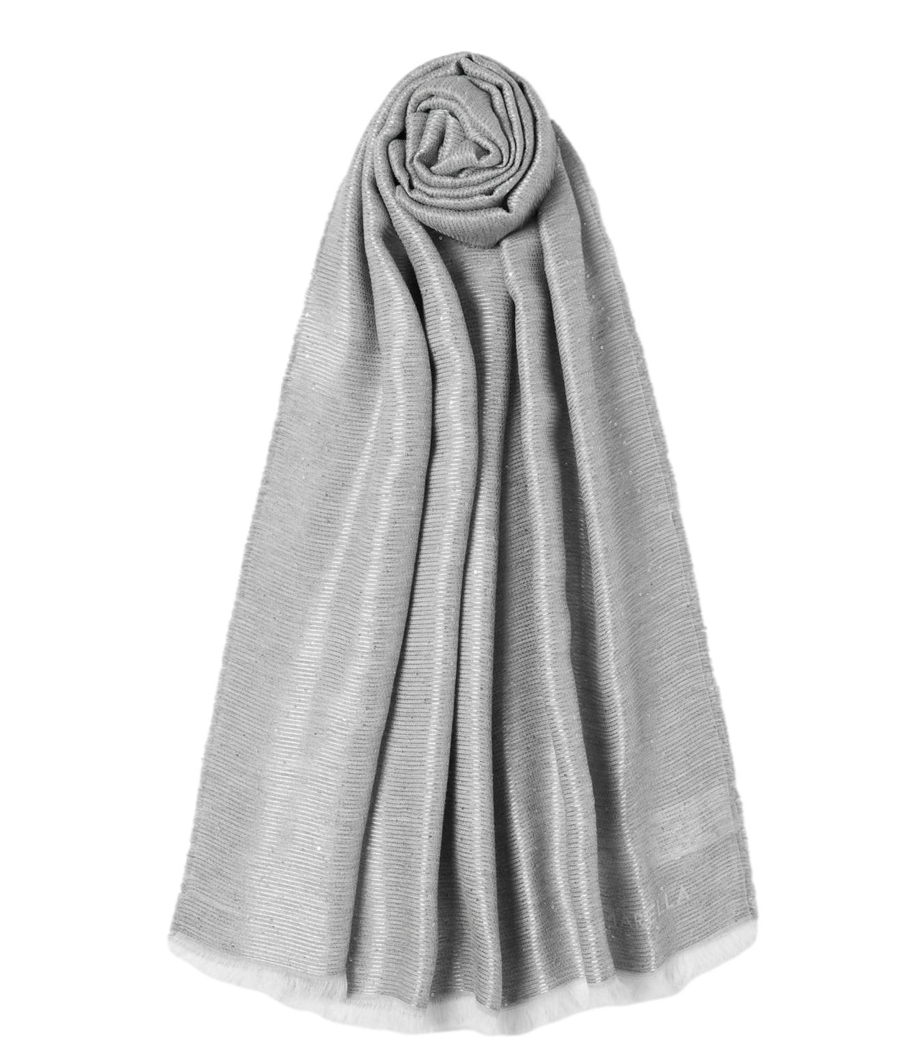 Marella Accessori Stola Mlaemblema Grigio Perla Donna