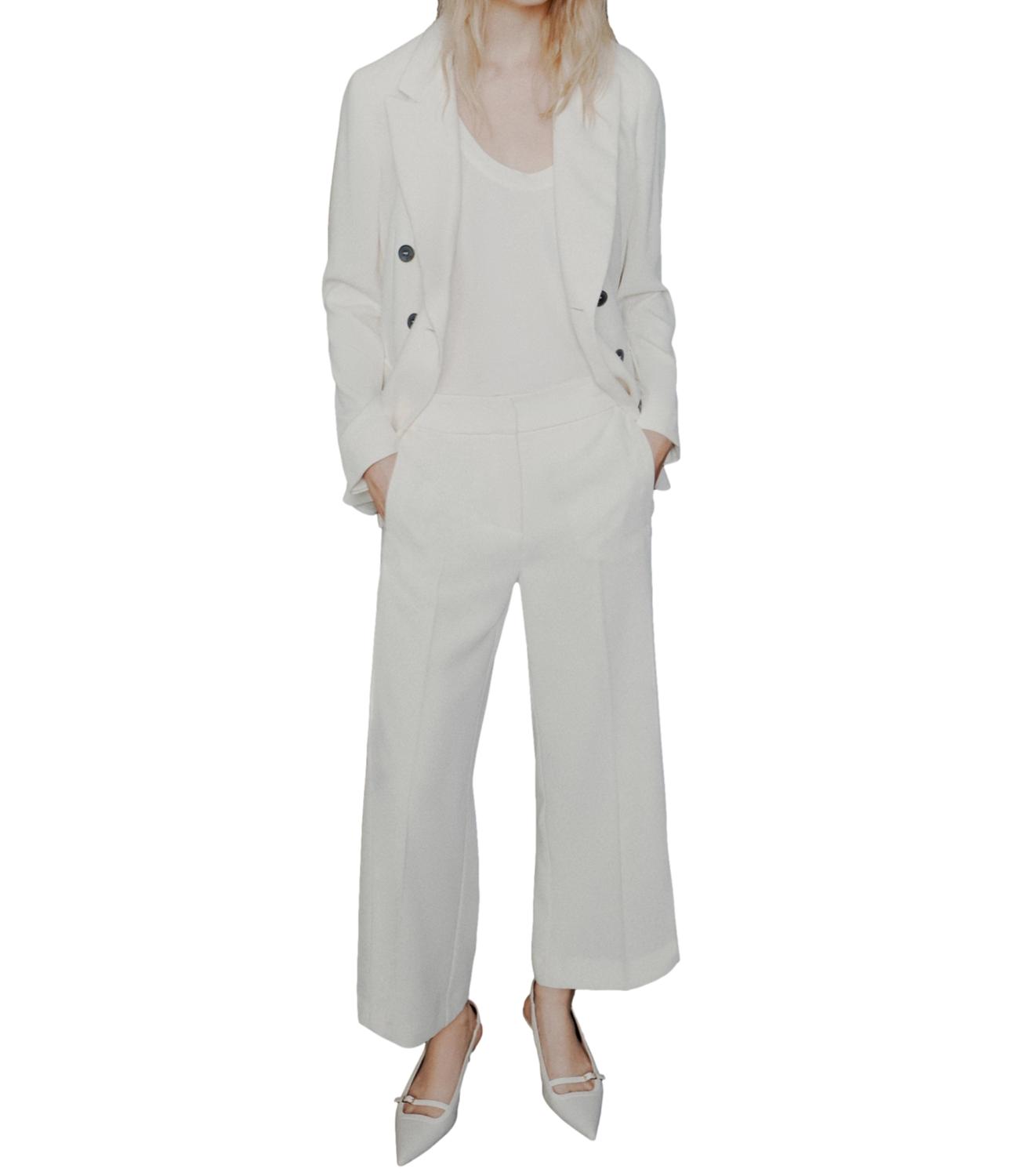 Marella Art.365 Pantalone Grace Bianco Lana Donna