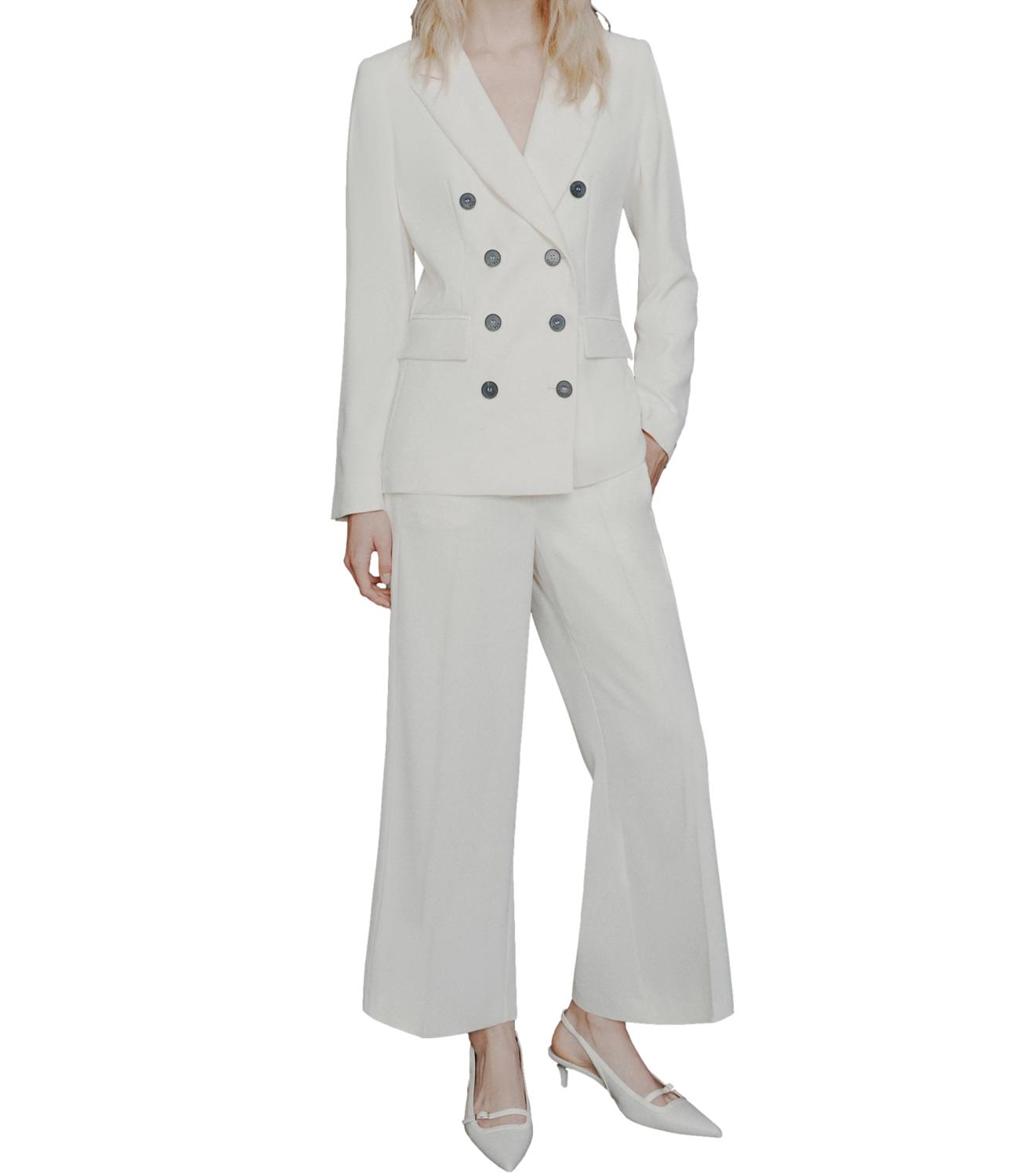 Marella Art.365 Pantalone Grace Bianco Lana Donna