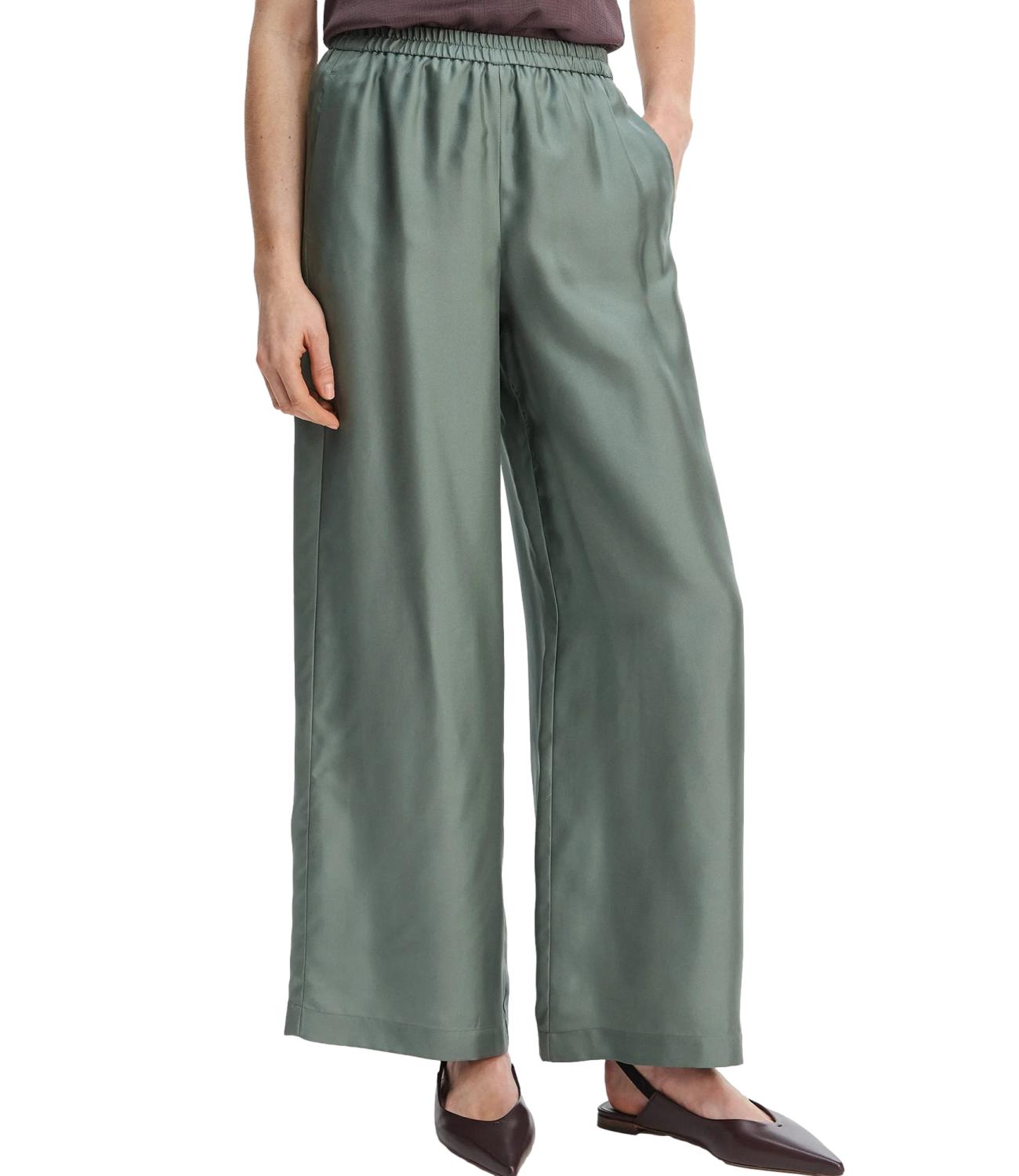 Marella Monochrome Pantalone Mlmquiz Verde Donna