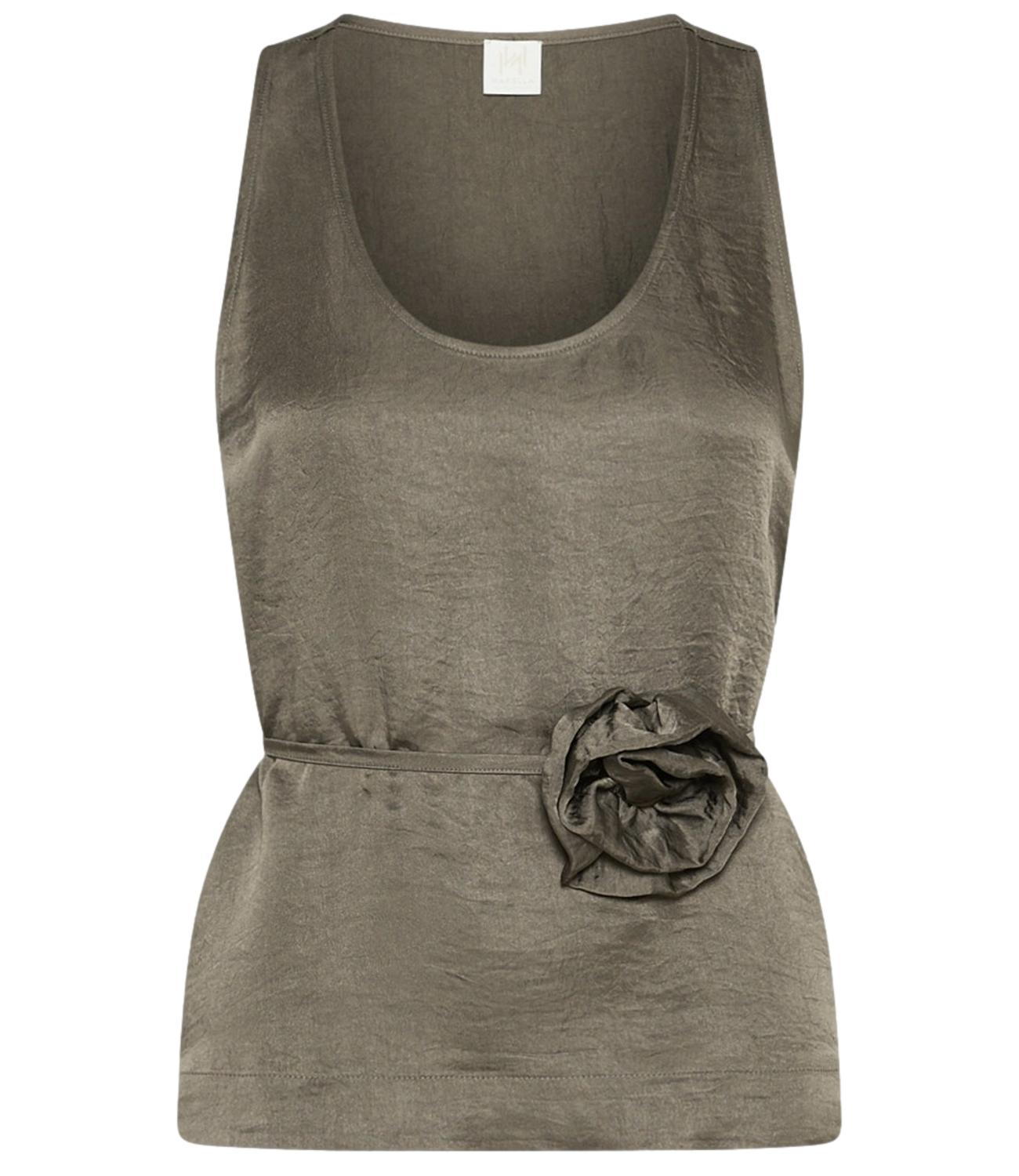 Marella Monochrome Top Mlmapogeo Marrone Donna