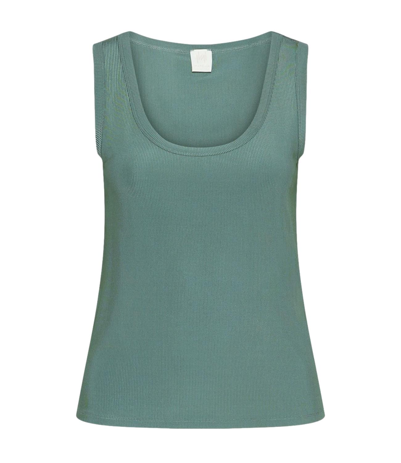 Marella Monochrome canotta Mlmorata verde donna