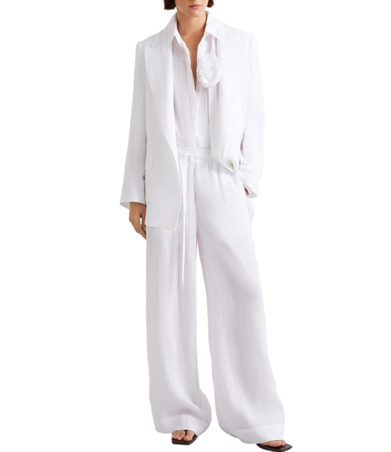 Marella Sport Pantalone Bianco Ottico da Donna