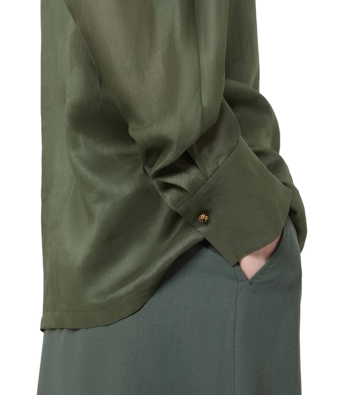Camicia Mstbaldi verde khaki