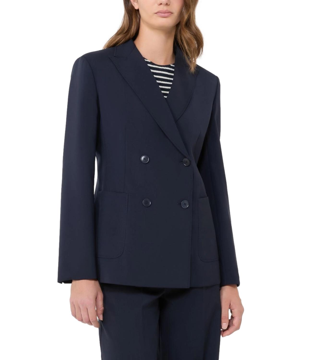 Max Mara Weekend Giacca Wkdzinnia Blu Donna