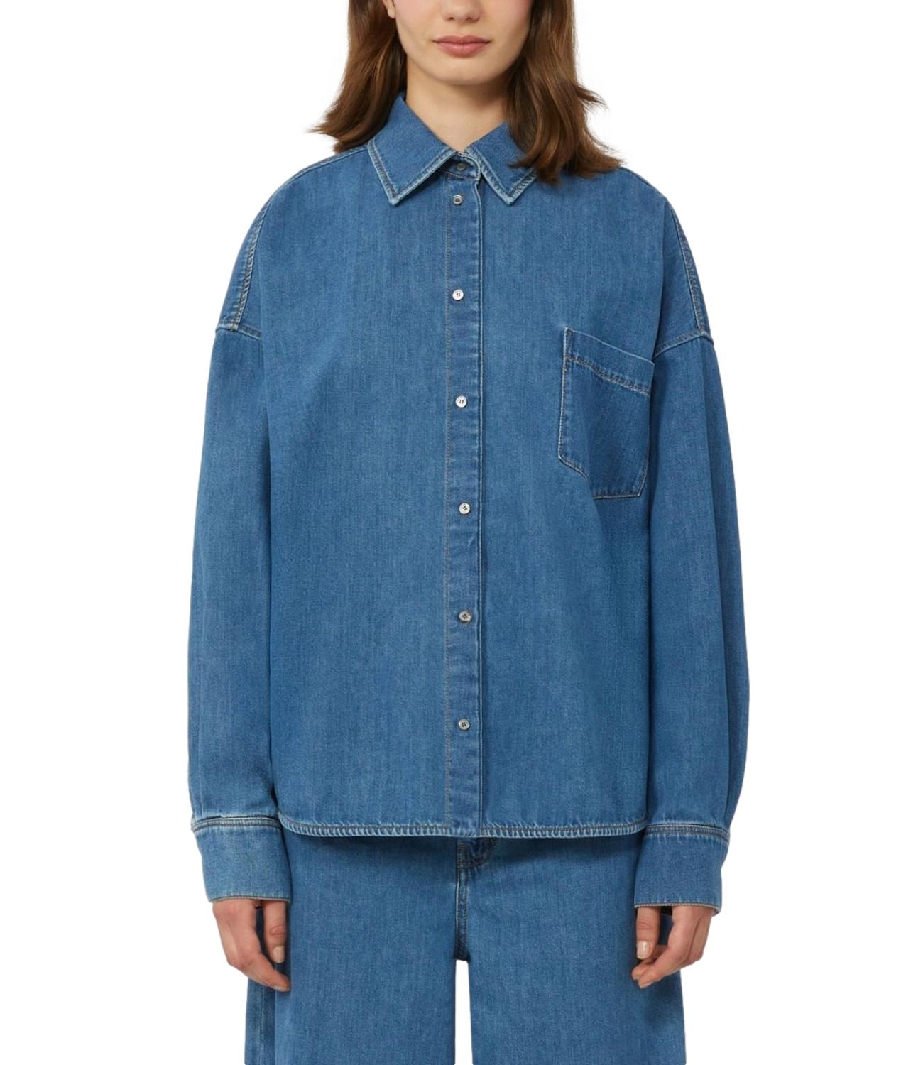 Max Mara Weekend Camicia Wkdfoggia Blu Donna
