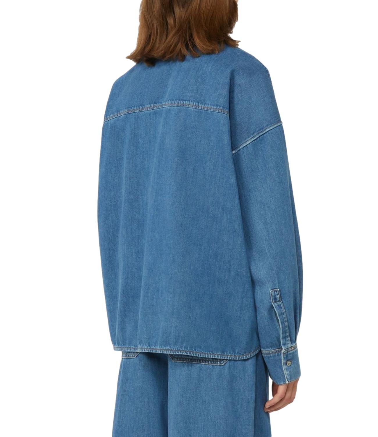 Max Mara Weekend Camicia Wkdfoggia Blu Donna