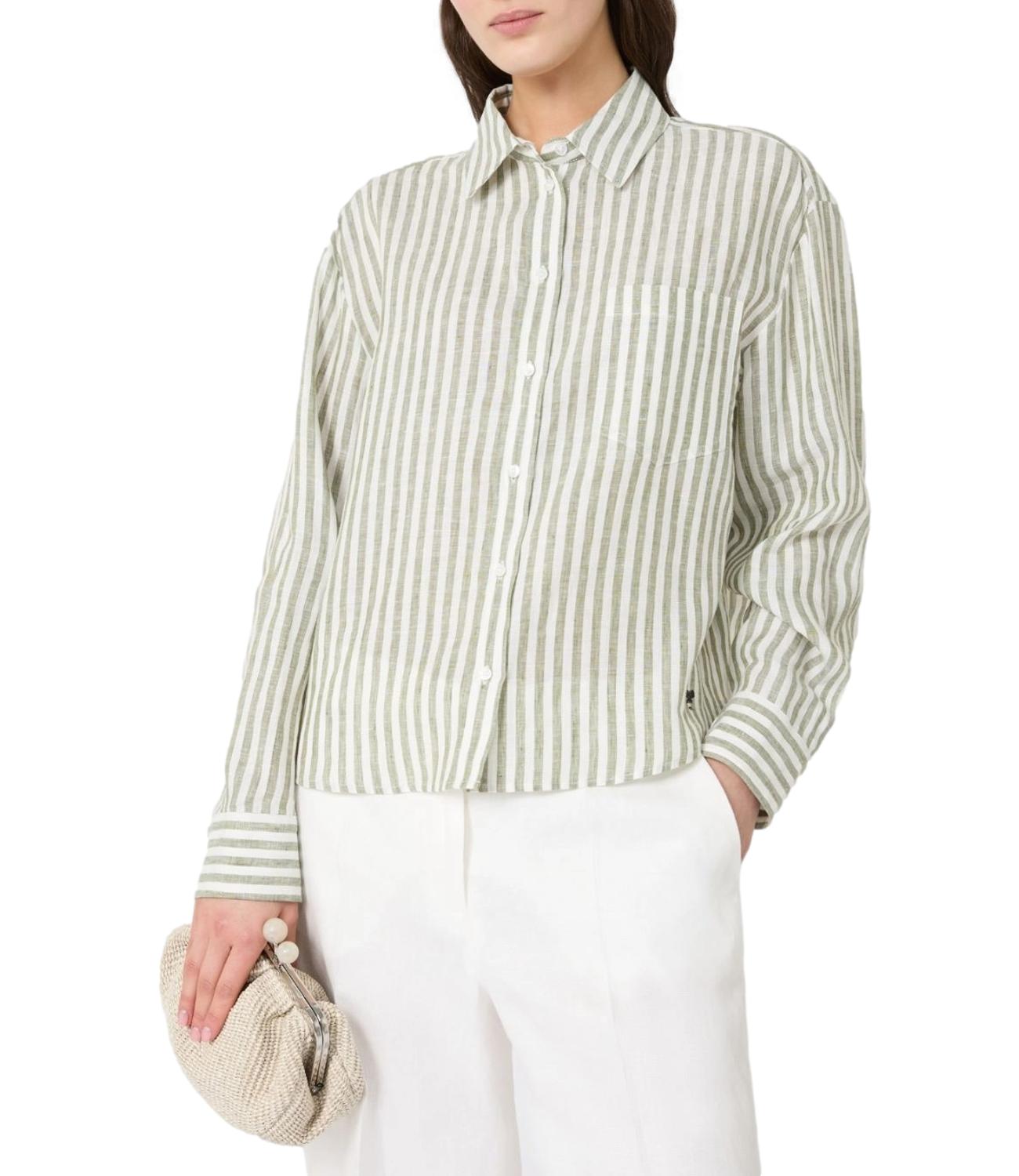 MAX MARA WEEKEND camicia Wkdalbatro verde kaki donna